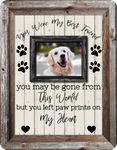 Pet Memorial, You Left Paw Prints On My Heart