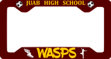 Juab High License Plate Frame, Custom