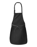 Q-Tees Full Length Apron with Pockets