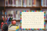 Learn To Write Cursive Practice Dry Erase Board
