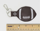 Football Bag Charm Key Ring