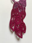 Peacock Bookmark Free Standing Lace