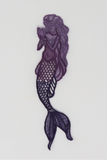 Mermaid Free Standing Lace Bookmark (Purple Ombre)