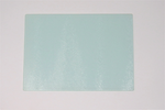 Monogram Burlap Cotton Glass Cutting Board