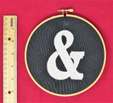 Ampersand Sign Embroidery