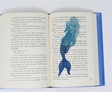 Mermaid Free Standing Lace Bookmark (Blue Ombre)