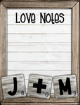 Love Notes Message Dry Erase Board