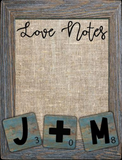 Love Notes Message Dry Erase Board