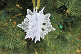 3D Snowflake Christmas Tree Ornament, Free Standing Lace