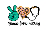 Peace Love Nursing Water Bottle