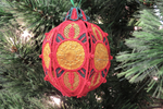 Orb Christmas Tree Ornament Free Standing Lace