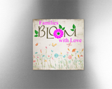 Families Bloom with Love Magnet