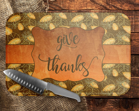 Give Thanks Cutting Board