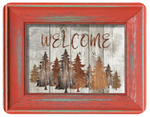 Welcome Faux Barn Wood Sign